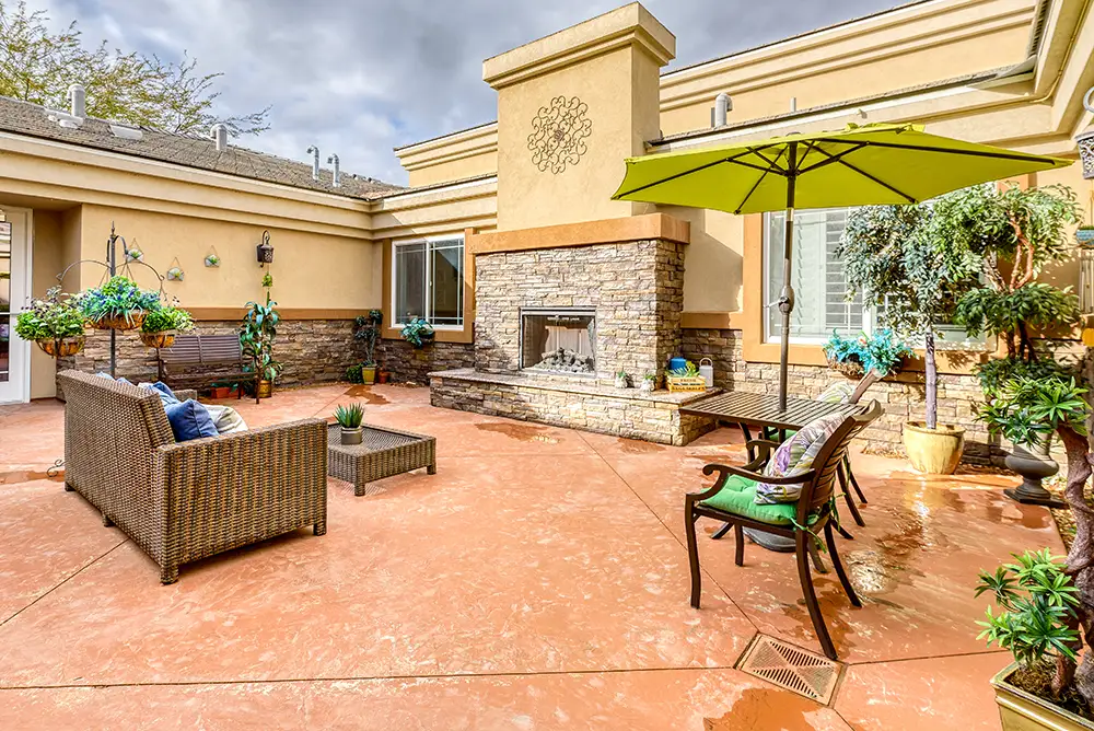 Outdoor Common Area with Fireplace Outdoor Common Area with Fireplace